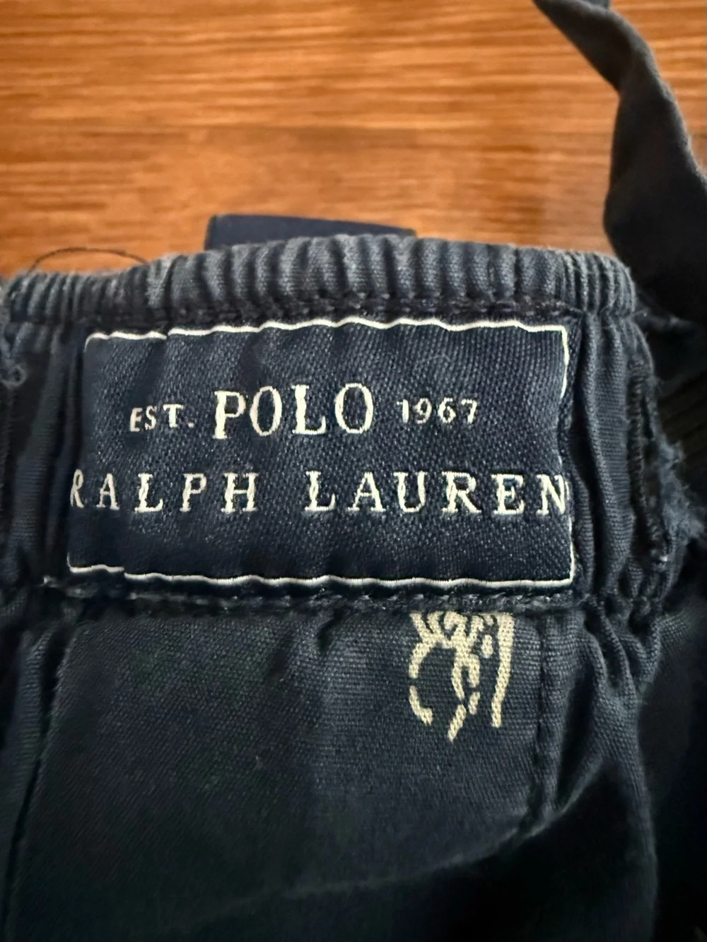 Polo by Ralph Lauren Navy Polo Pony Print Kids Pajama Bottoms
